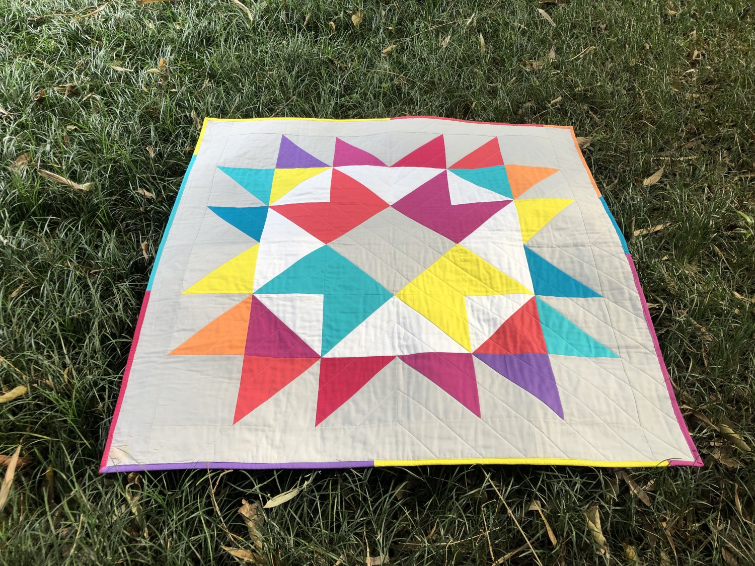 Ribbon Star Quilt Pattern Single-block Quilts – Quilt Pattern Ideas