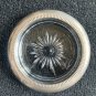 Vintage Leonard Silver Plated Coasters Italy Glass