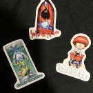 3 Vintage Rare World Industries Skateboard Stickers 1990 Decal Flamboy Waterboy