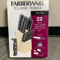 Farberware Knife Block Set Kitchen Stainless Steel Cutlery 22 piece