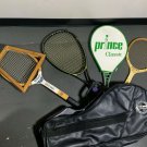 Spalding, Wilson, Prince Tennis Racket lot w/ racquet bag and MORE