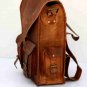 Square Leather Backpack