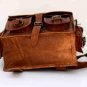 Square Leather Backpack