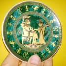 Egypt, porcelain decorative plate, diameter 10 cm =4 inch, homedecor
