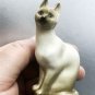 Siamese cat cute little porcelain figurine handmade souvenir from Russia