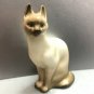 Siamese cat cute little porcelain figurine handmade souvenir from Russia