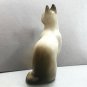 Siamese cat cute little porcelain figurine handmade souvenir from Russia