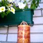Storage capacity tree bark Russian folkcrafts handmade handpainting about 1980