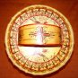 Storage capacity tree bark Russian folkcrafts handmade handpainting about 1980