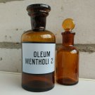 Apothecary Bottles old amber glass pharmacy bottles Russia