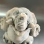 Elephant cartoon marble chips cute figurine handmade from Russia