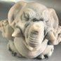 Elephant cartoon marble chips cute figurine handmade from Russia