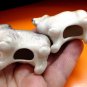 Samoyed two porcelain figurines dog hand made art souvenir from Russia