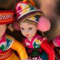 Five dolls handmade key rings souvenirs toys very nice set