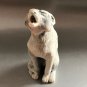 Wolf statuette marble chips figurine realistic from Russia