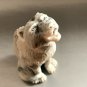Wolf statuette marble chips figurine realistic from Russia