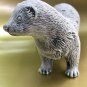 Ferret statuette marble chips realistic figurine made in Russia