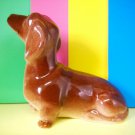 Dachshund figurine dog porcelain handmade for collections from Russia