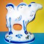 Camel porcelain figurine original gold painted 2.8" handmade Russia