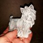 Yorkshire Terrier statuette marble chips realistic figurine dog made in Russia