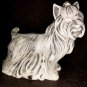 Yorkshire Terrier statuette marble chips realistic figurine dog made in Russia