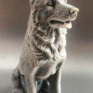 German Shepherd statuette marble chips figurine dog realistic from Russia