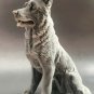German Shepherd statuette marble chips figurine dog realistic from Russia