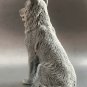 German Shepherd statuette marble chips figurine dog realistic from Russia
