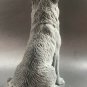 German Shepherd statuette marble chips figurine dog realistic from Russia