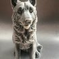 German Shepherd statuette marble chips figurine dog realistic from Russia
