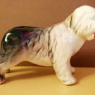 Bobtail dog porcelain figurine homedecor handmade from Russia