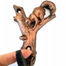 Squirrel Cast Iron figurine hook hanger metal product art casting Russia