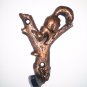 Squirrel Cast Iron figurine hook hanger metal product art casting Russia