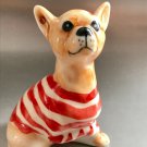 Toy Terrier porcelain figurine dog hand made art souvenir from Russia