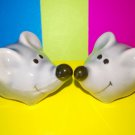 Two little mice porcelain handmade souvenirs  from Russia