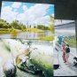 Children's creativity, Russian summer, three large photos, North Russia, Vologda