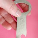 Old bottle opener USSR stainless steel