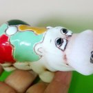 Hippopotamus art ceramics glaze painting folkcrafts handmade from Russia