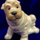 Shar Pei dog cute porcelain figurine homedecor handmade from Russia