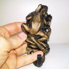 Frog Cast Iron hook hanger metal product art casting made in Russia