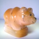 Bear natural stone selenite nice figurine homedecor art handmade souvenir Russia