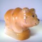 Bear natural stone selenite nice figurine homedecor art handmade souvenir Russia