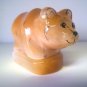 Bear natural stone selenite nice figurine homedecor art handmade souvenir Russia