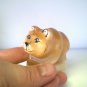 Bear natural stone selenite nice figurine homedecor art handmade souvenir Russia