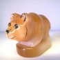 Bear natural stone selenite nice figurine homedecor art handmade souvenir Russia