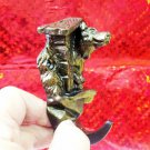 Dog in house, Cast Iron hook hanger metal product art casting made in Russia