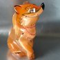 Sly Fox selenite natural stone statuette handmade from Russia