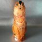 Sly Fox selenite natural stone statuette handmade from Russia