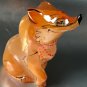Sly Fox selenite natural stone statuette handmade from Russia