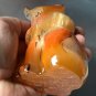 Sly Fox selenite natural stone statuette handmade from Russia